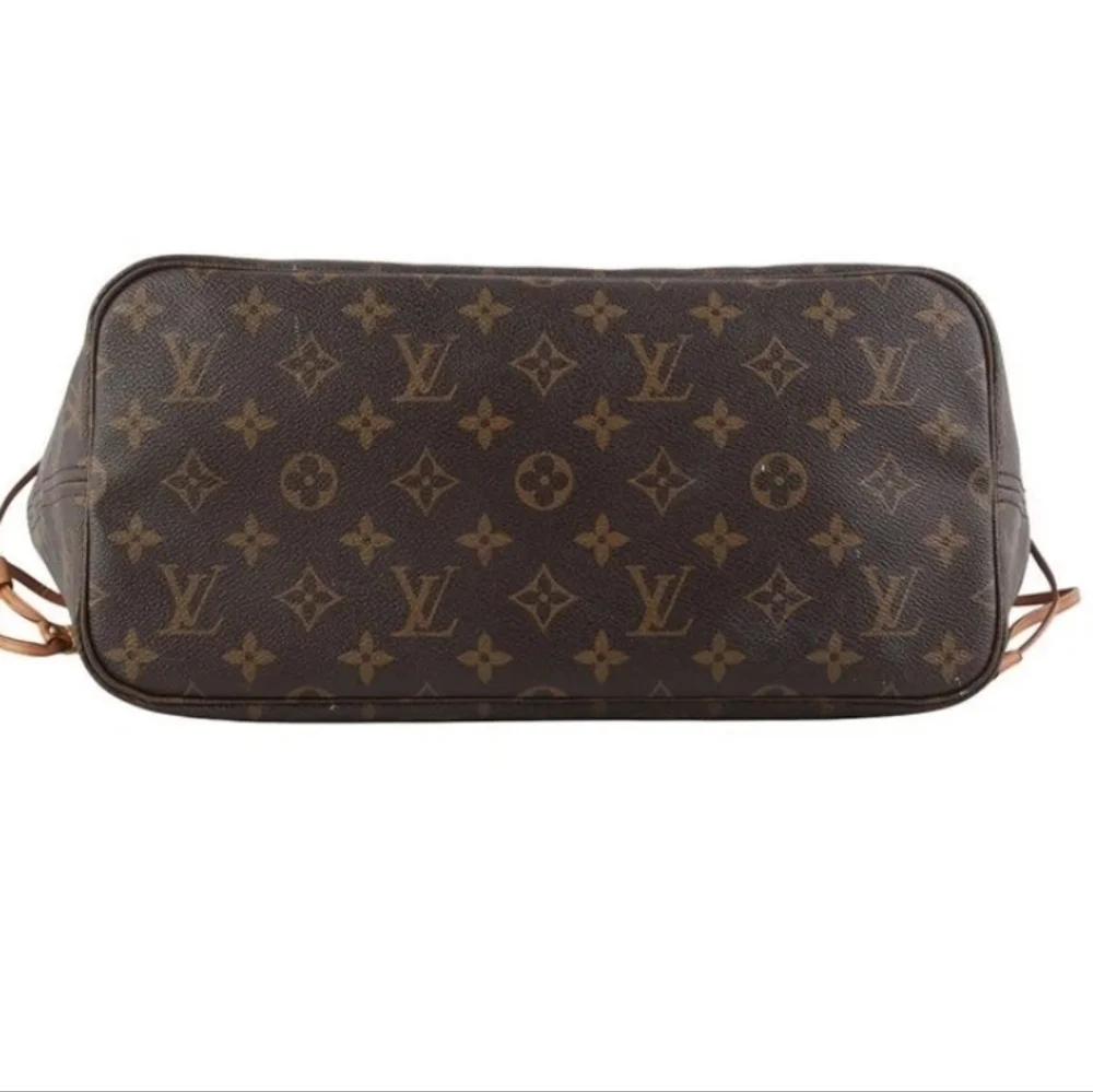 Double Certified Auth Louis Vuitton Monogram Neverfull MM Shoulder Bag 36524Y 15